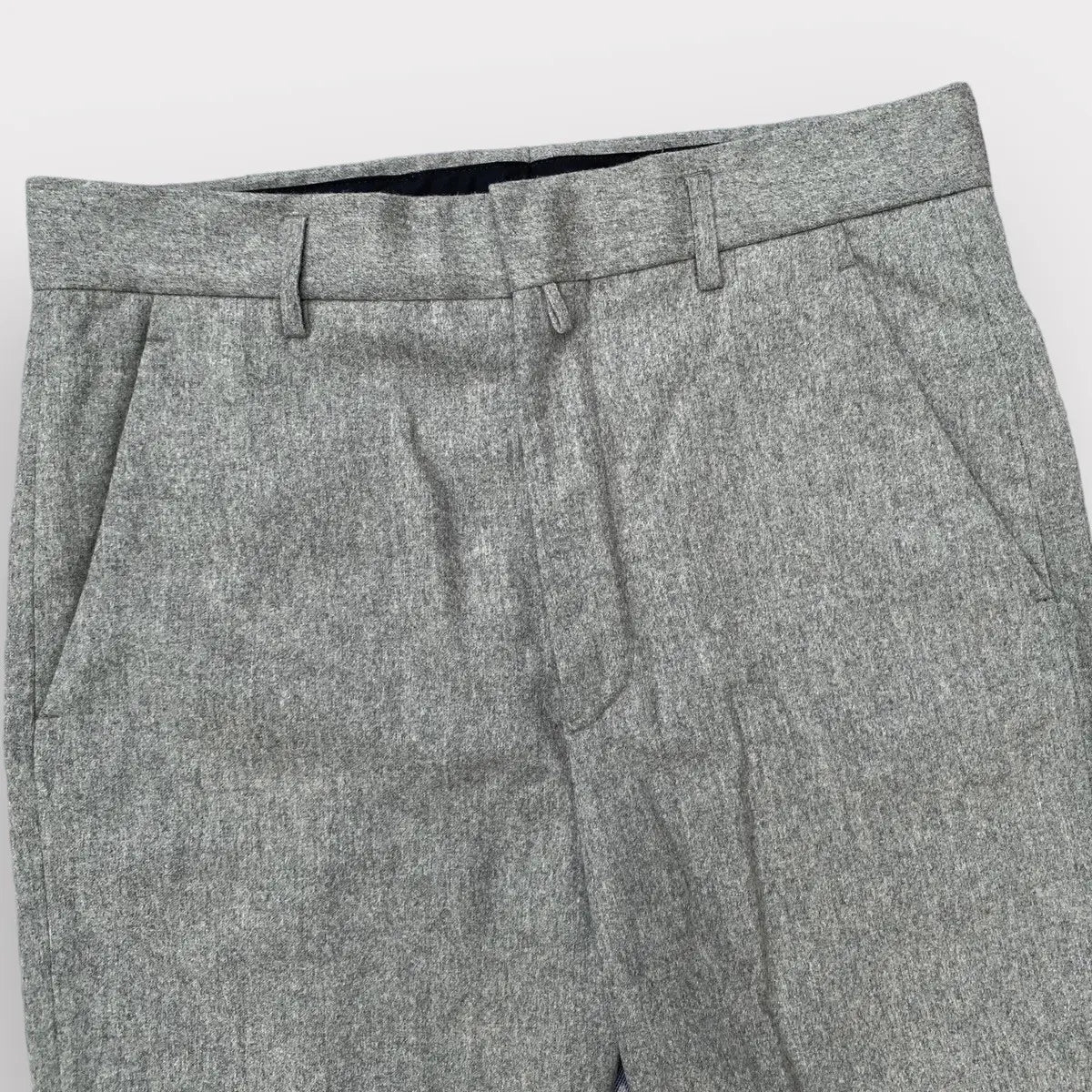 Haider Ackermann - Laine Wool Grey Cropped Pants