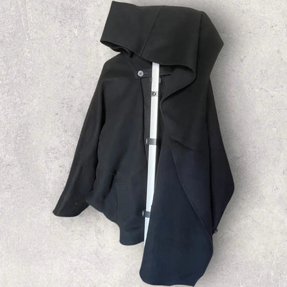 Issey Miyake - Vintage Issey Miyake Asymmetric Oversized Wool Wind coat