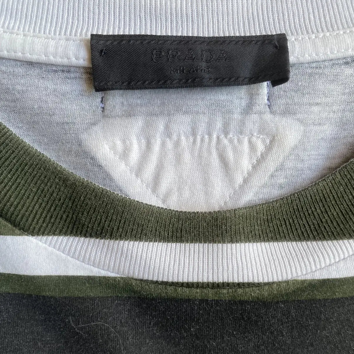 Prada - Color Block Print T Shirt