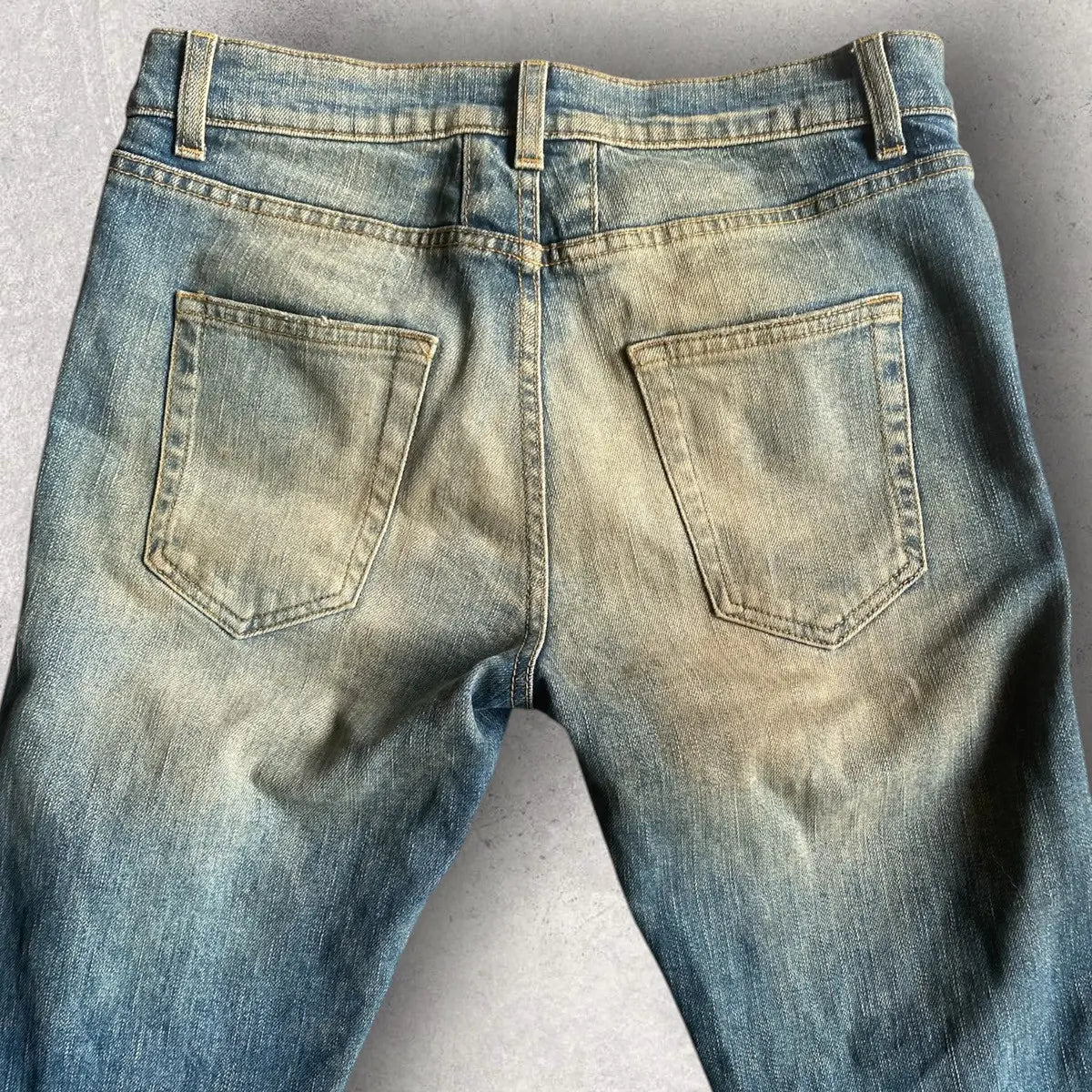 Saint Laurent Paris - SS16 Studded Leather Patch D02 Denim