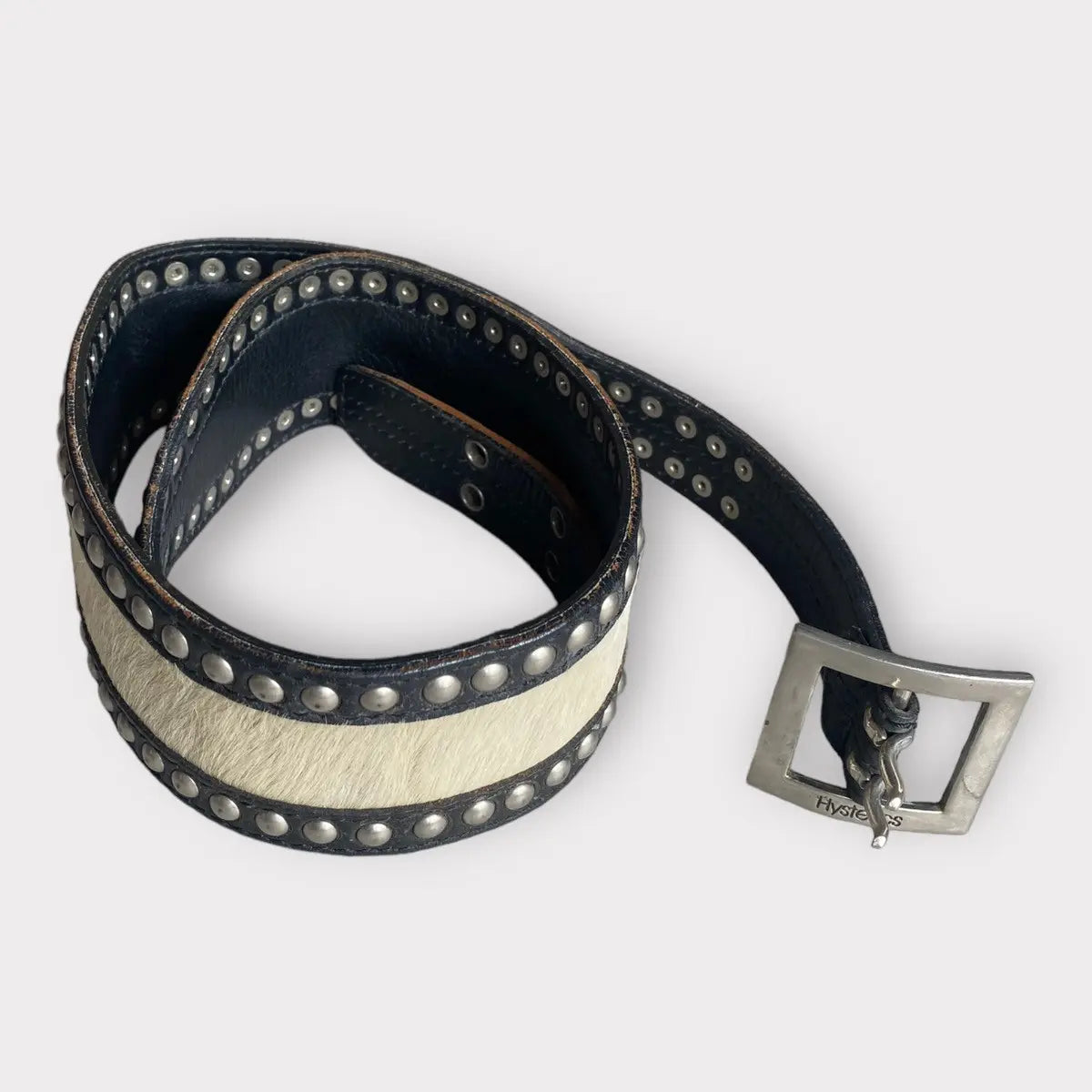Hysteric Glamour - Studded Pony Hair Belt