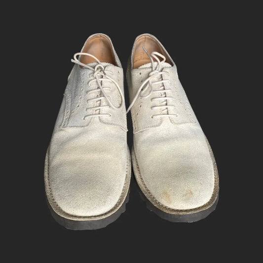 Yohji Yamamoto - AW03 Runway Shark Sole Suede Shoes