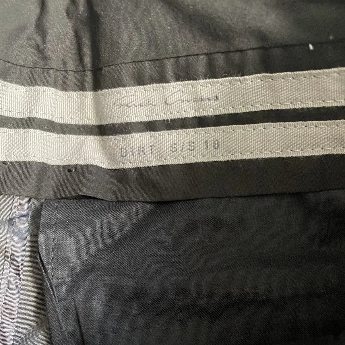 Rick Owens - SS18 “Dirt” Iron Detroit Straight Leg Trousers