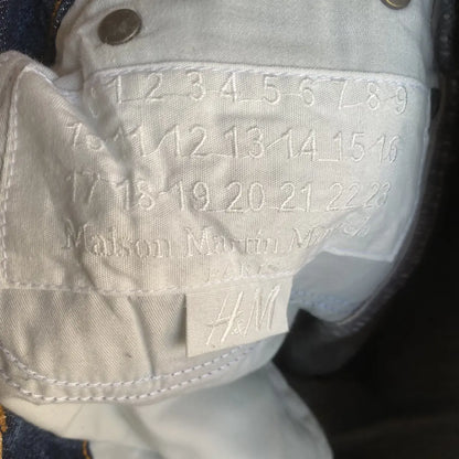 Maison Margiela - AW12 Margiela x HM White Painted Denim