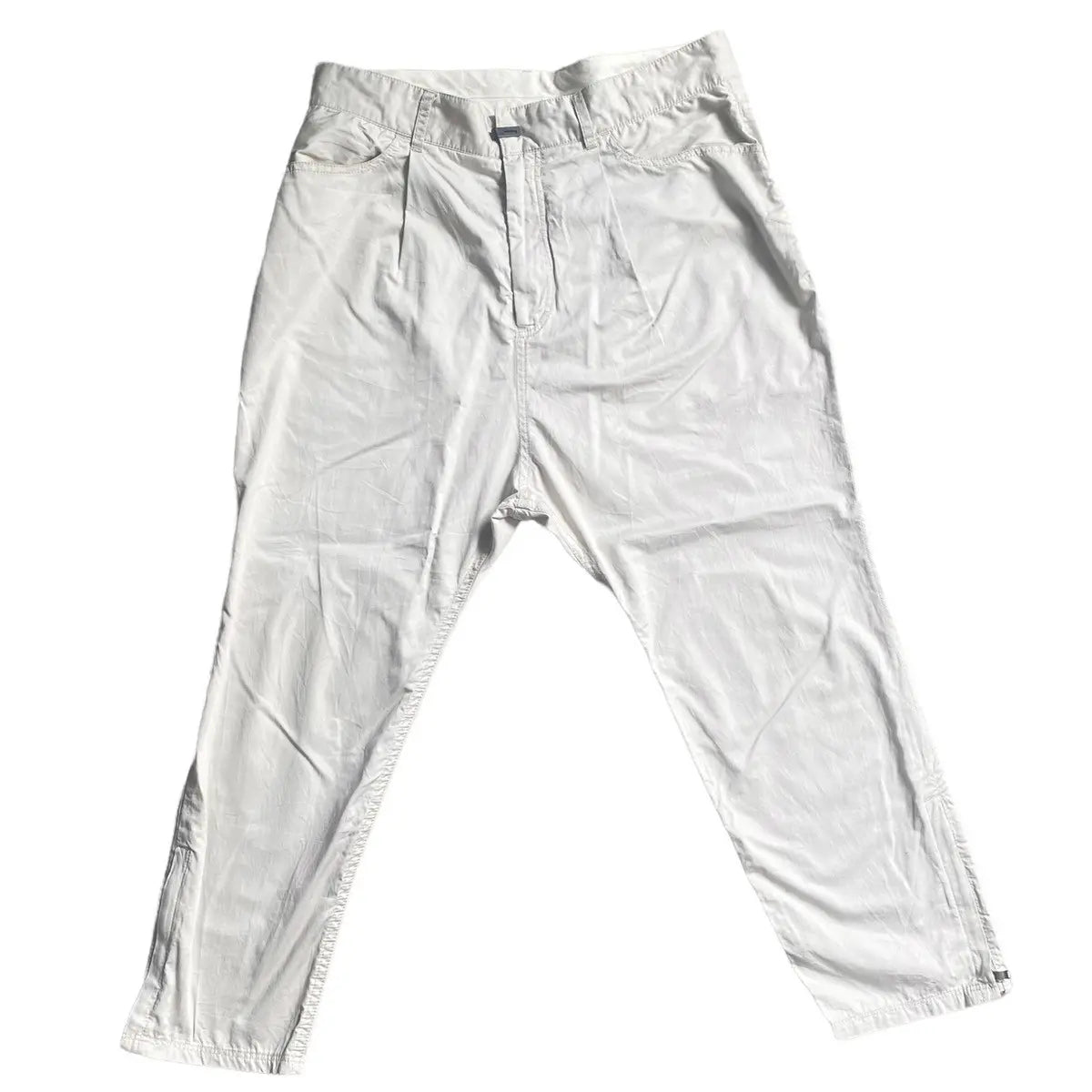 The Viridi-Anne - Drop Crotch Cropped Pants