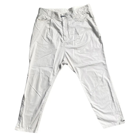 The Viridi-Anne - Drop Crotch Cropped Pants