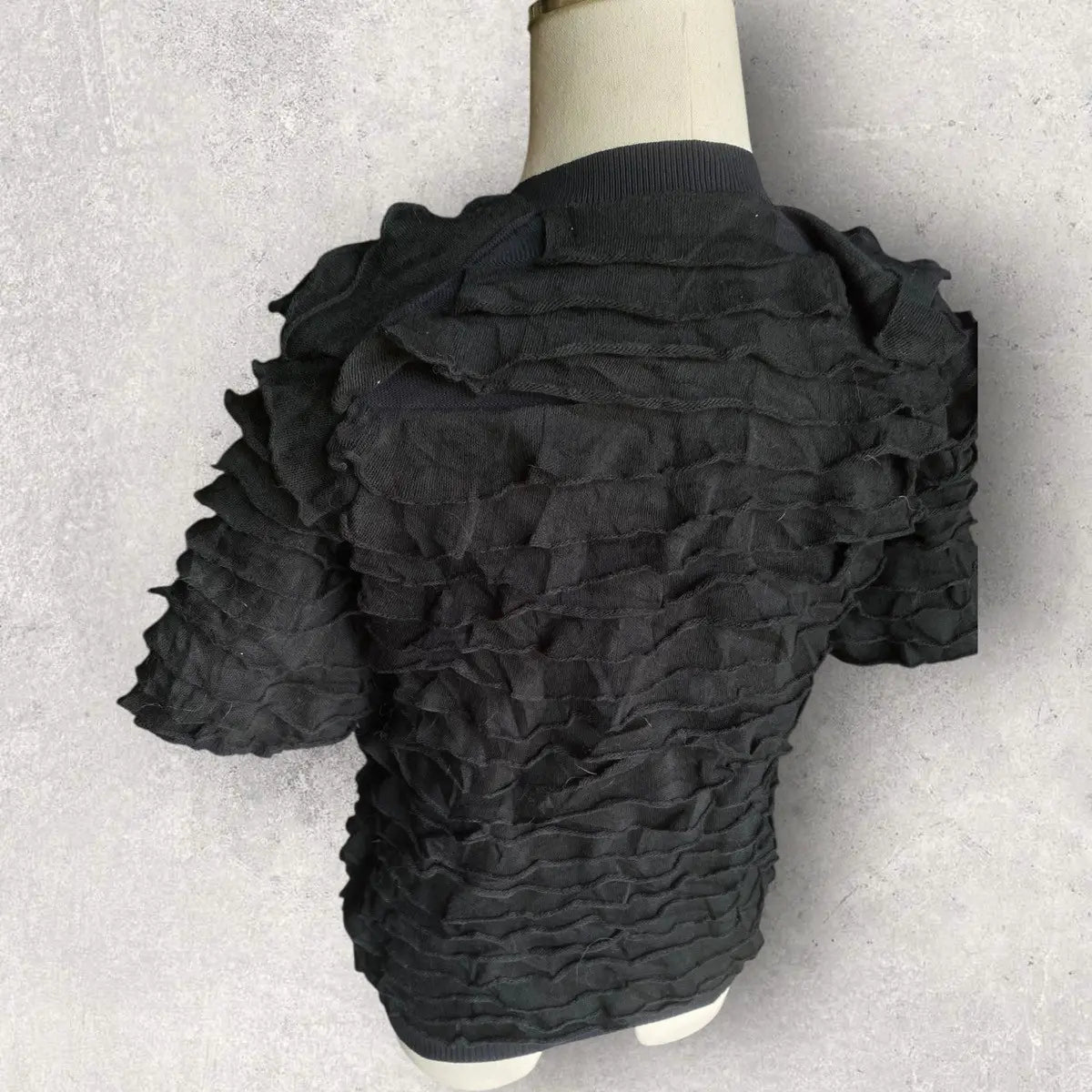 Comme des Garcons - Fall 2011 Frills Button Up Sweatshirt