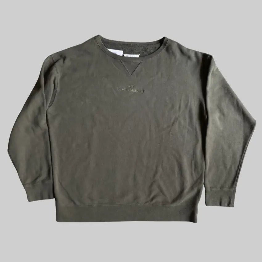 Maison Margiela - Fall22 Logo Embroidered 1 10 Oversize Sweater