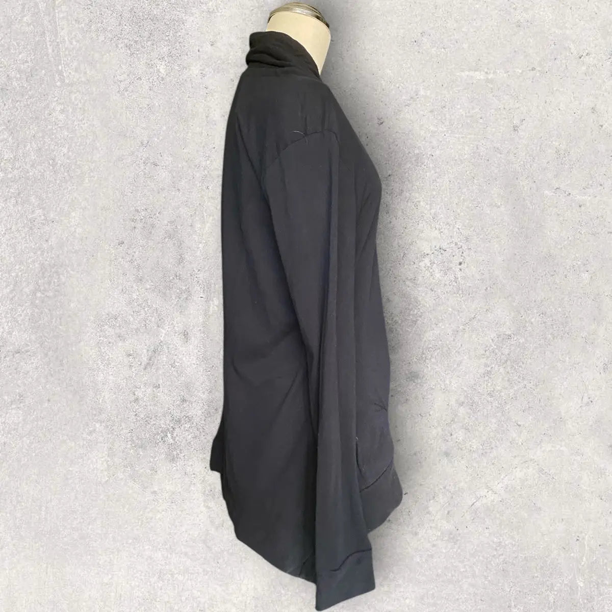 Ann Demeulemeester - 2000’s Asymmetric Jersey Cotton Jacket