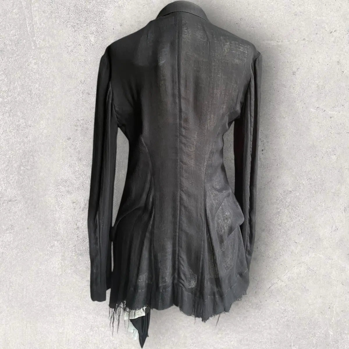 Yohji Yamamoto : NWT Runway SS23 Frill Blazer