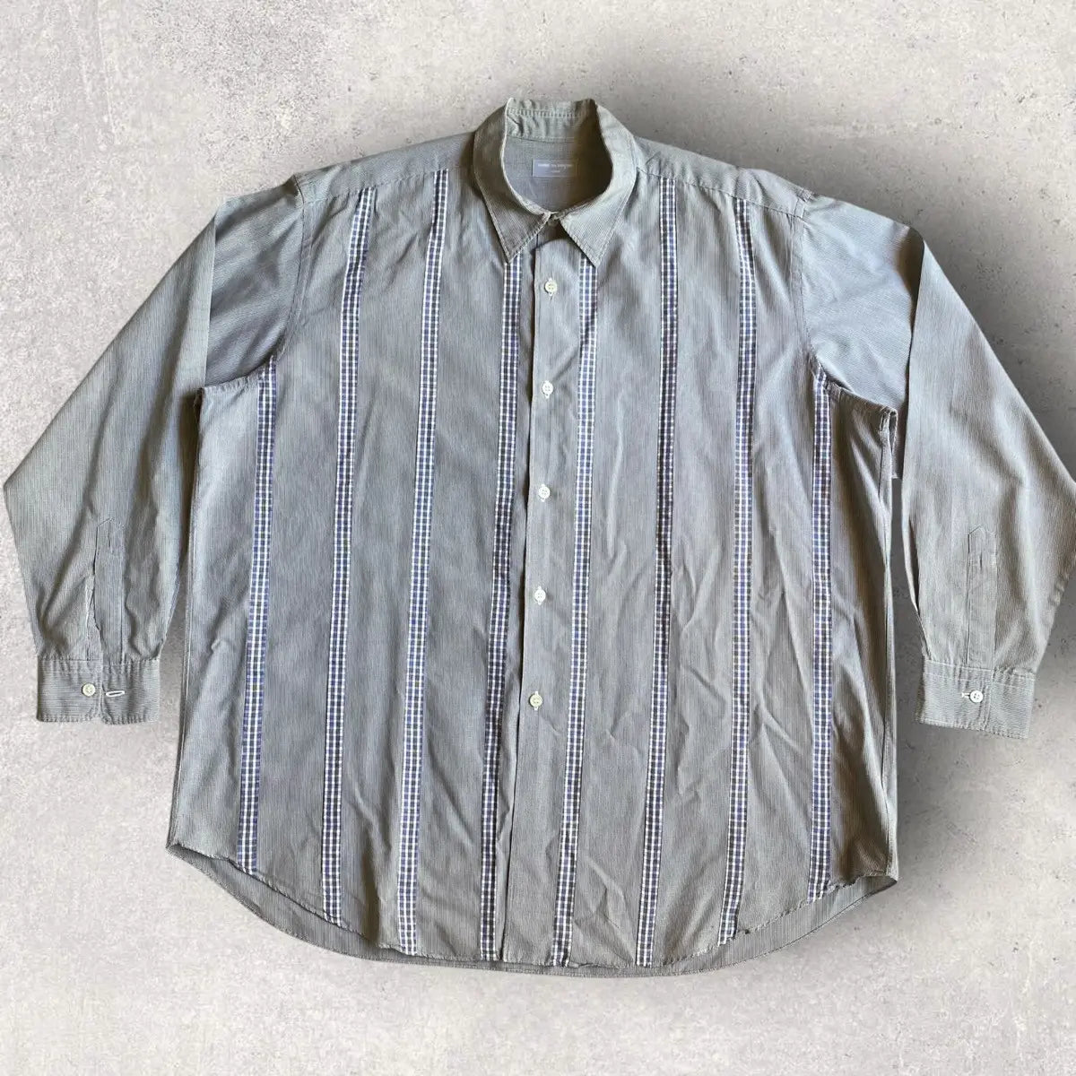 Comme des Garcons - Vintage Homme Oversize Cut And Sew Shirt