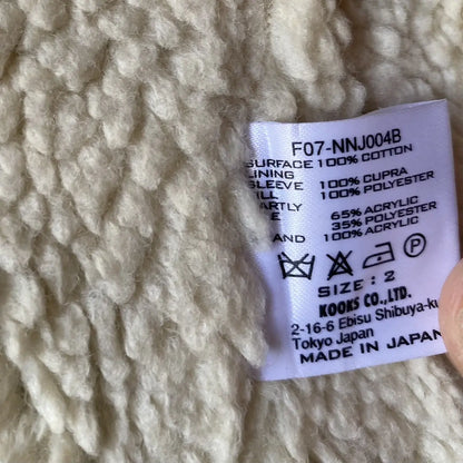 Number (N)ine : FW07 Denim Shearling Jacket