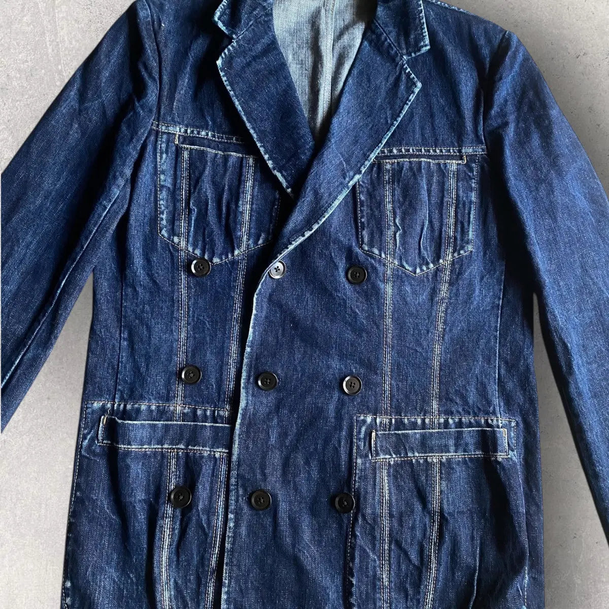 Yohji Yamamoto : SS02 Runway Double Breath Spotted Horse Collab