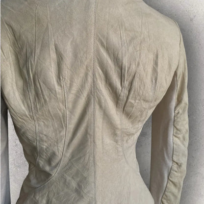 Rick Owens - SS12 Vintage Stonewash Leather Jacket