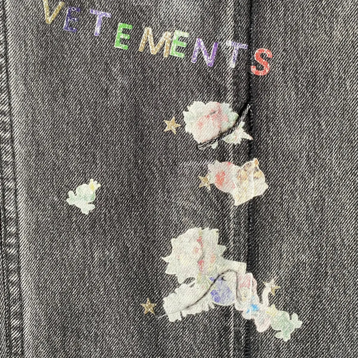 Vetements x Levi's - Deconstructed Sticker Jeans
