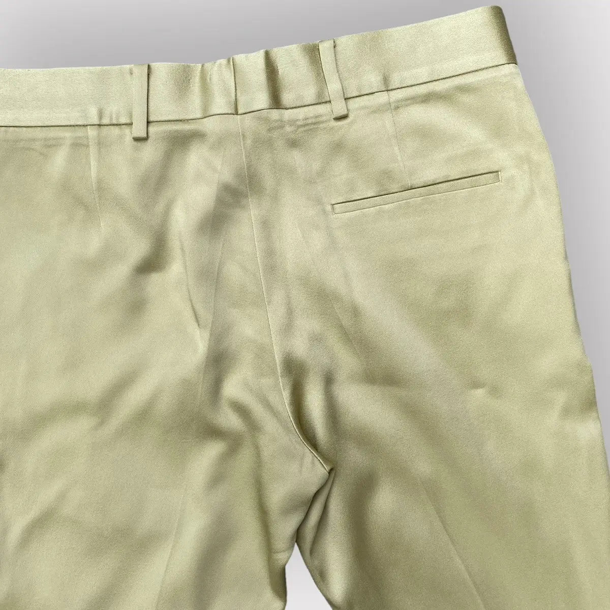 Haider Ackermann - Shiny Yellow Cropped Pants