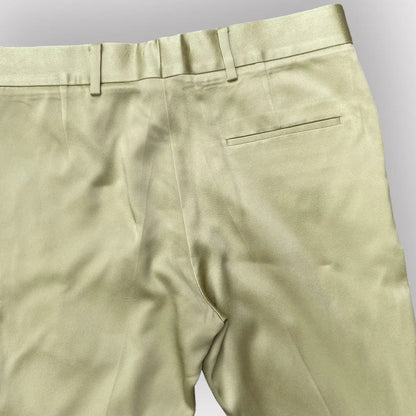 Haider Ackermann - Shiny Yellow Cropped Pants