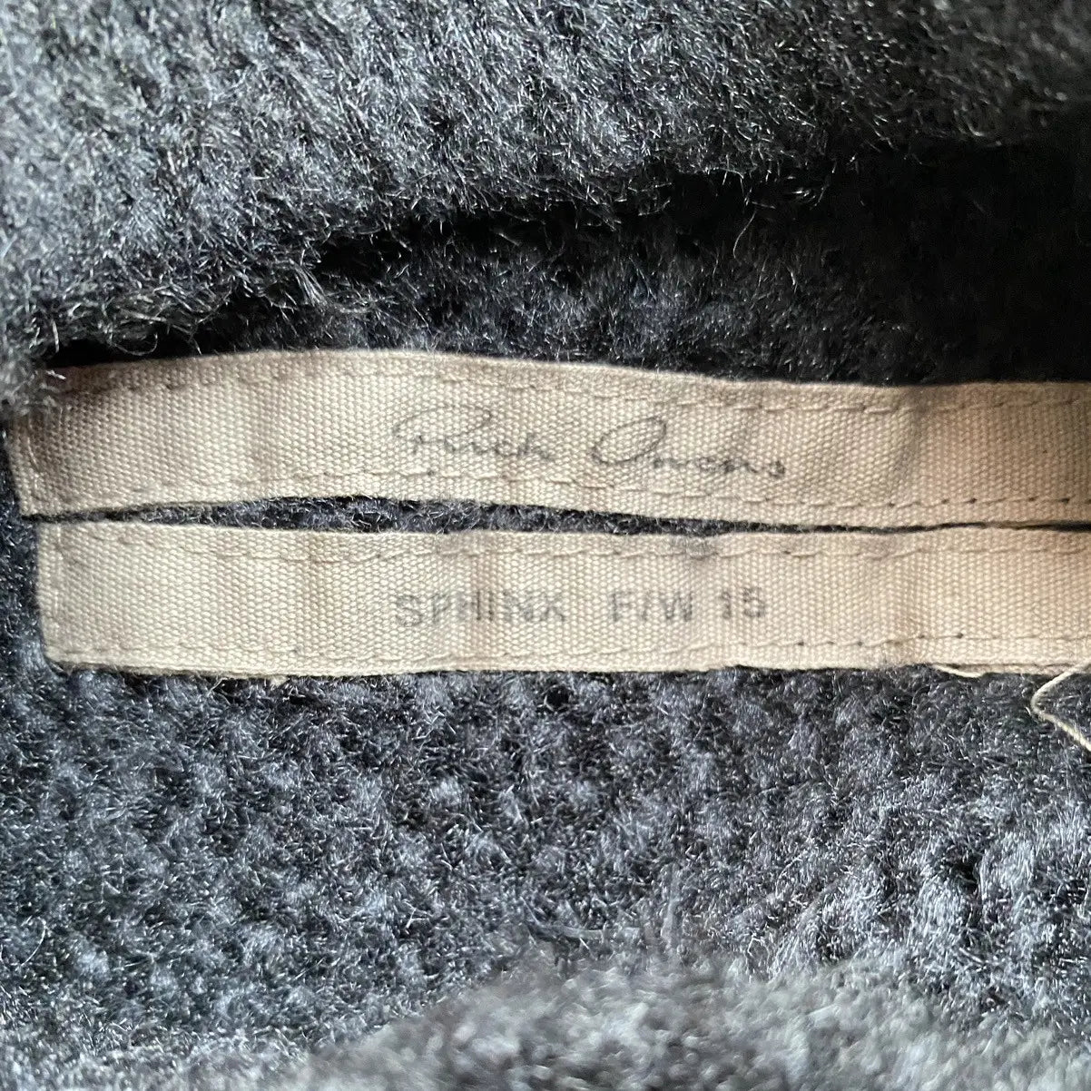 Rick Owens - FW15 “Sphinx” Silk Sweater