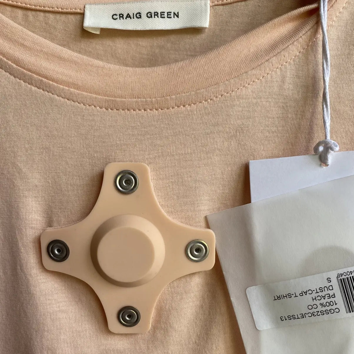 Craig Green - NWT SS23 Peach Dust-Cap T Shirt