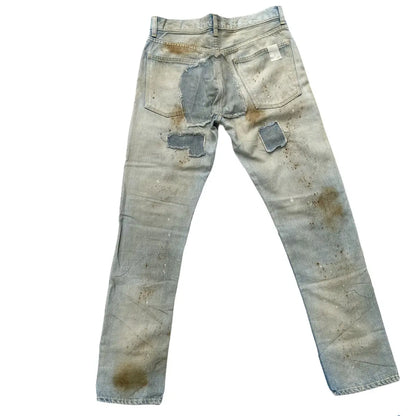N.Hoolywood - SS10 Patchwork Damage Jeans