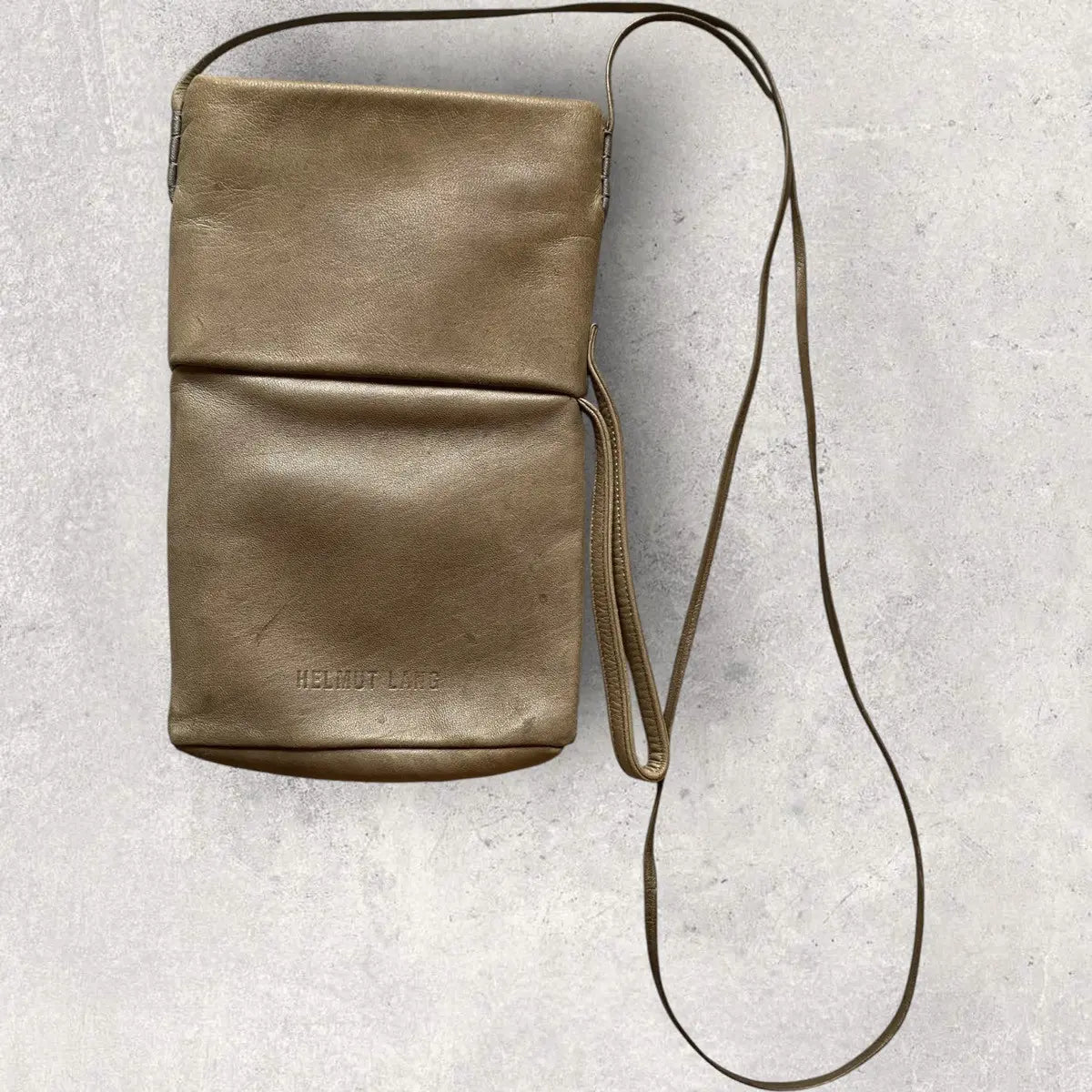 Helmut Lang - Archive Leather Passport Bag