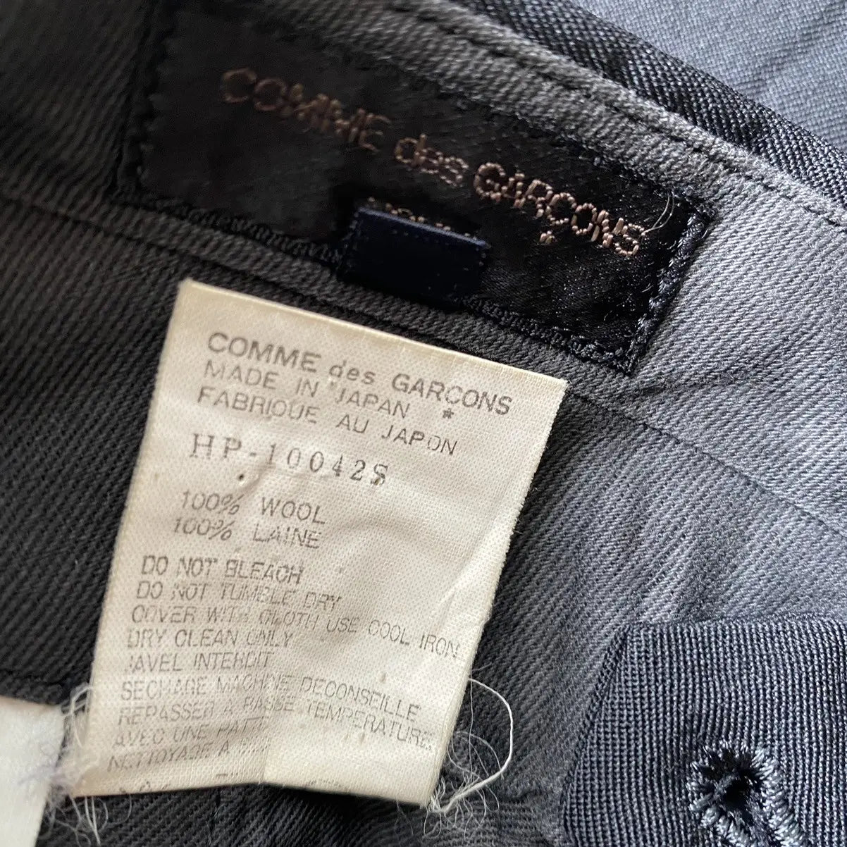 Comme des Garcons - Vintage 1995 Laine Wool Balloon Pants