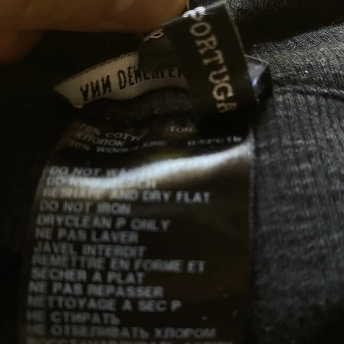Ann Demeulemeester - Ribbed Bondage Sweatpants