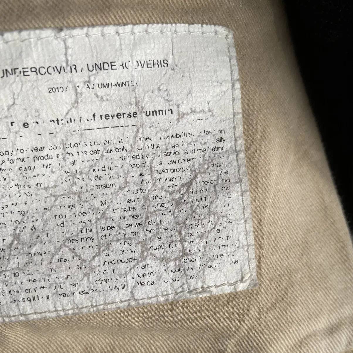 Undercover : AW10 “Avakareta Life” 3D Jeans