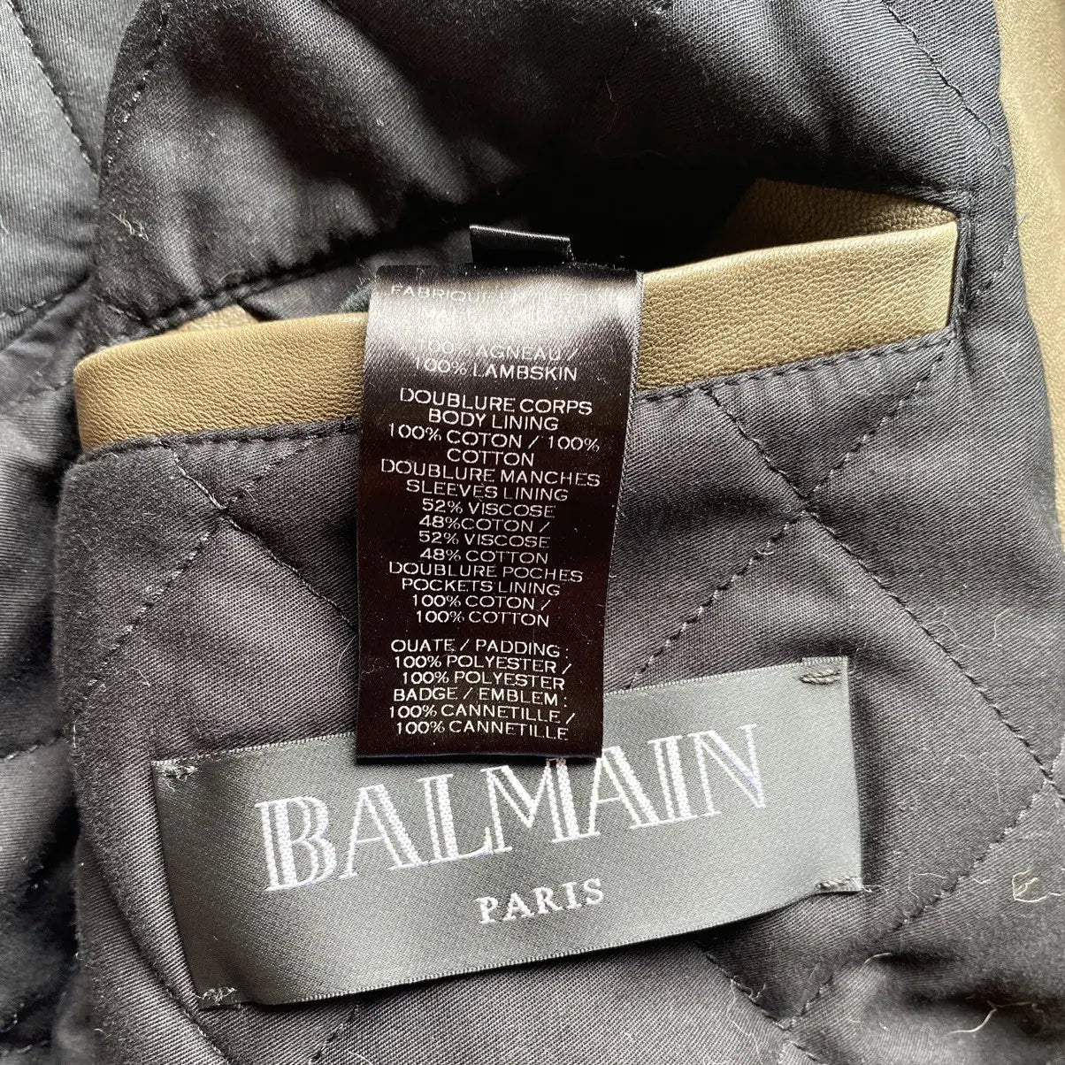 Balmain - SS14 perfecto biker jacket sz48 /M