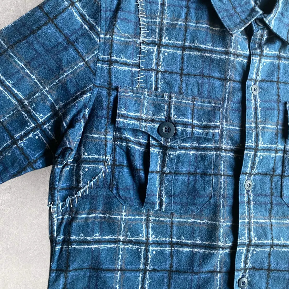 Undercover : Scab Barb Wire Plaid Shirt