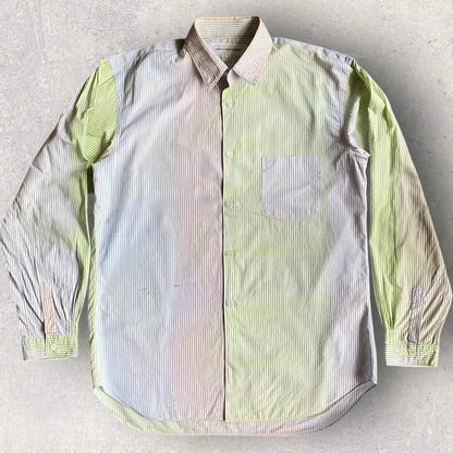 Comme des Garcons - Multi Color Dye Stripes Shirt