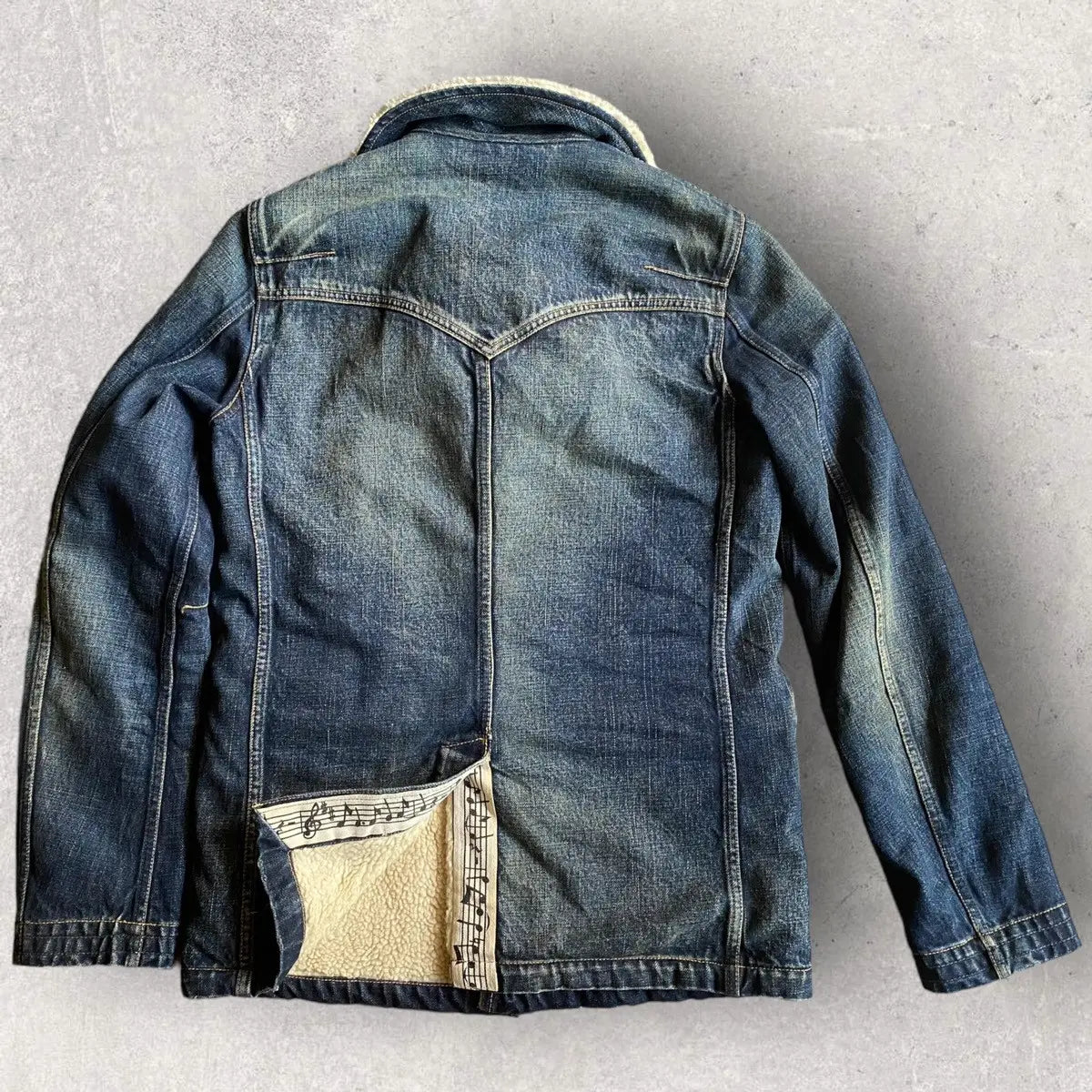 Number (N)ine : FW07 Denim Shearling Jacket