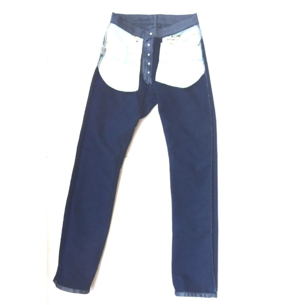 Helmut Lang : Archive Helmut Lang 1997 reverse raw polypropylene jean