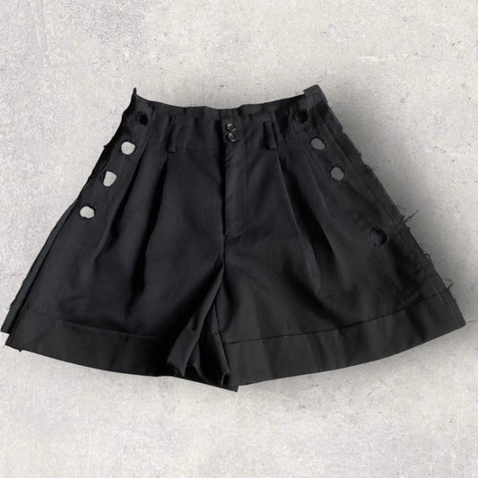 Comme des garcons - 2015 Side Holes Pleats Shorts
