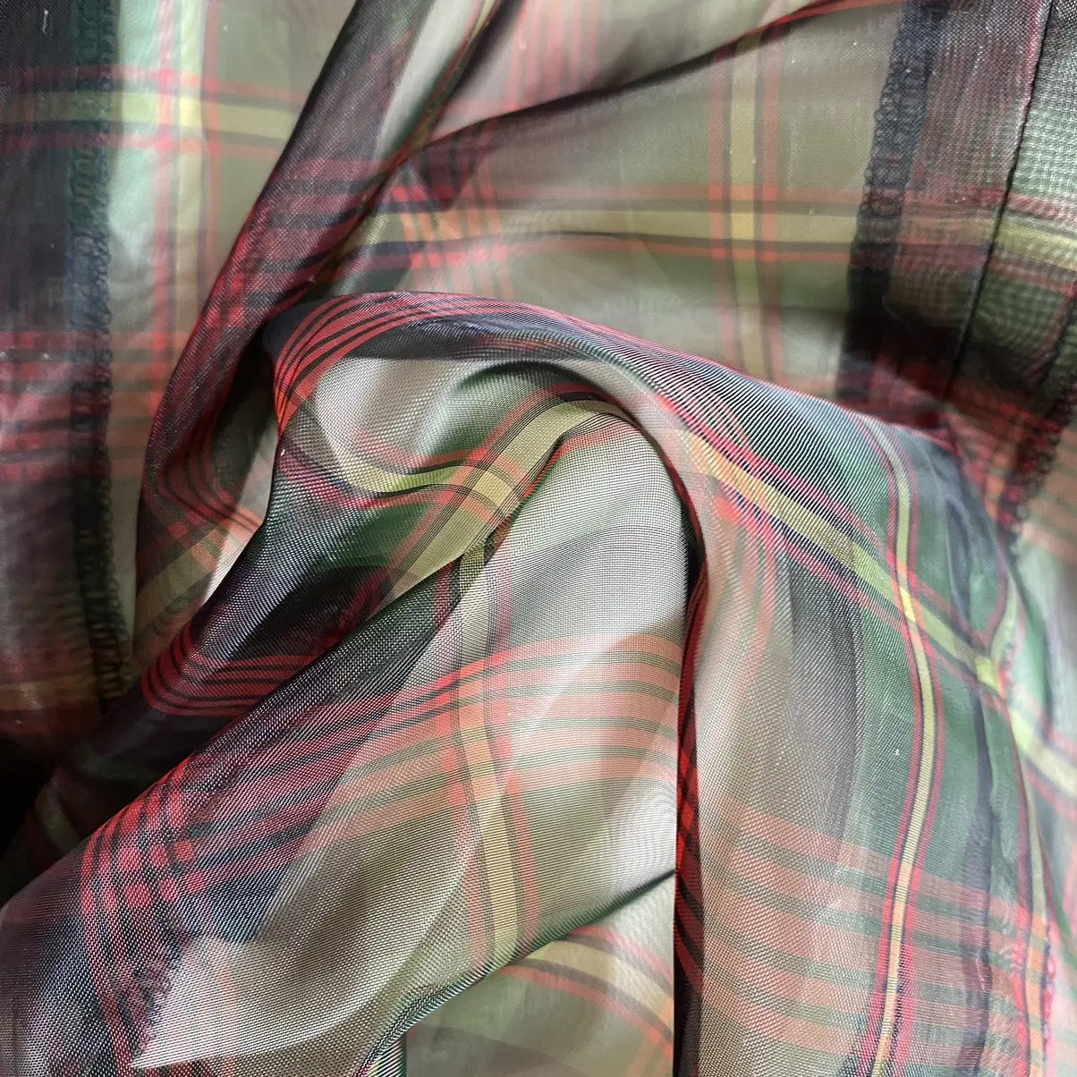 Issey Miyake - Vintage SS96 Runway Translucent Tartan Plaid Jacket