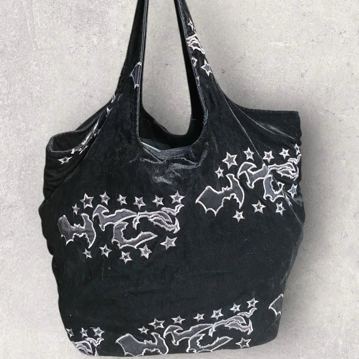 Undercover - AW02 “Witches Cell”Velour Tote Bag