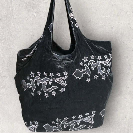 Undercover - AW02 “Witches Cell”Velour Tote Bag