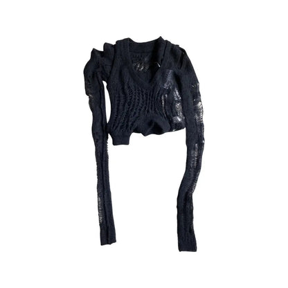 Rick Owens : SS20 “Fogachine” Mohair Spider Web Banana