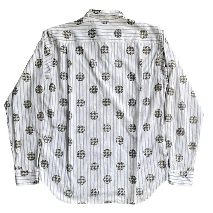 Comme des Garcons - Fall 10 Runway Strips Polka Dot Shirt
