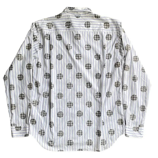 Comme des Garcons - Fall 10 Runway Strips Polka Dot Shirt