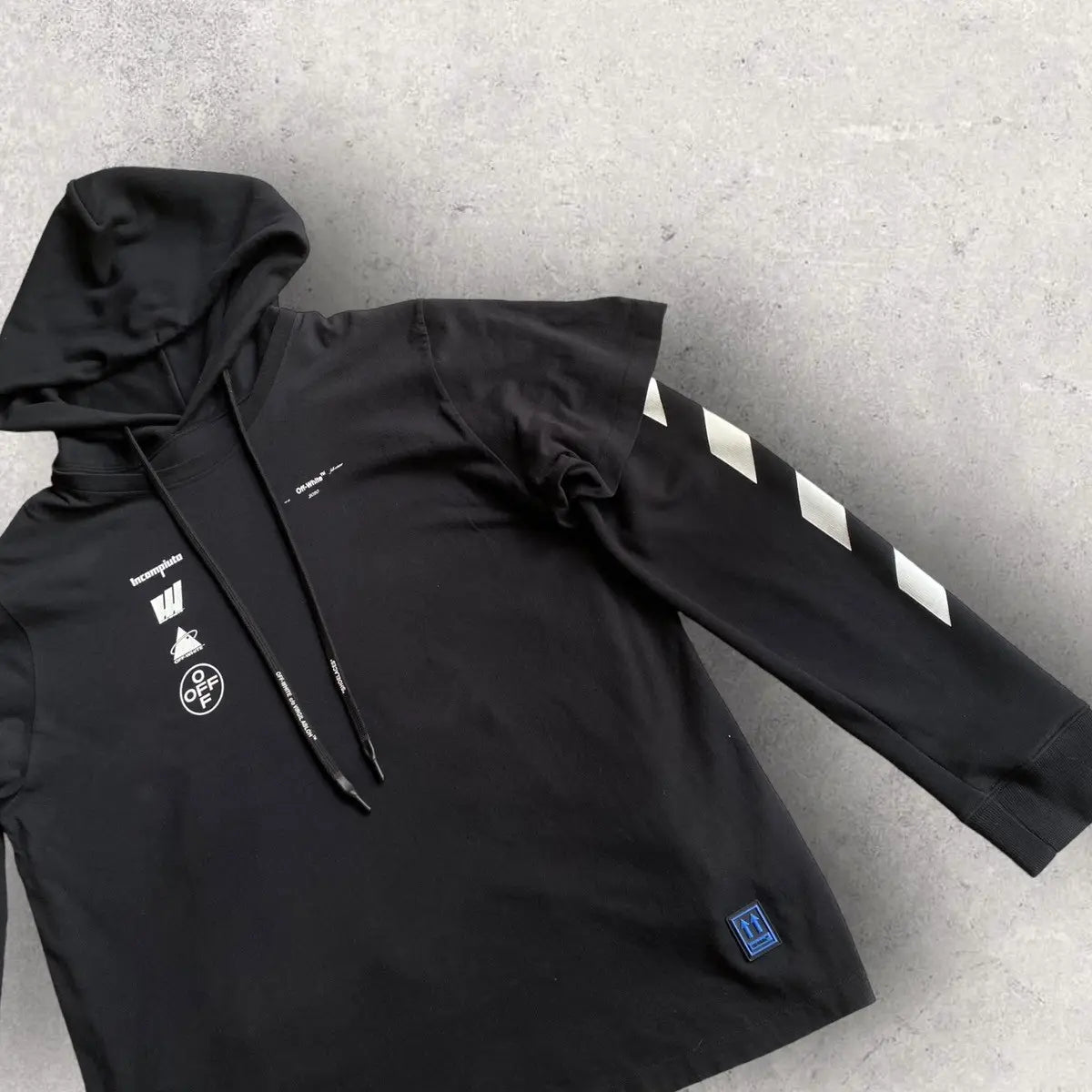 Off-White - FW19-20 Incompiuto Layer Hoodie