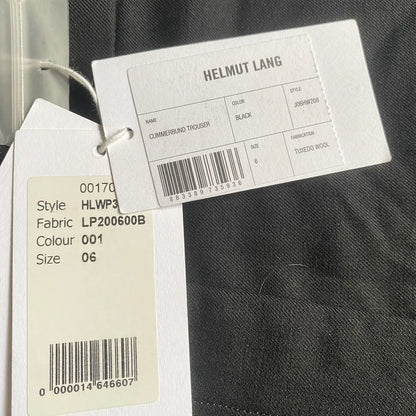 Helmut Lang - Cummerbund Wool Trousers