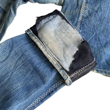 Number (N)ine : AW03 Touch Me I’m Sick Patchwork Crash Jeans