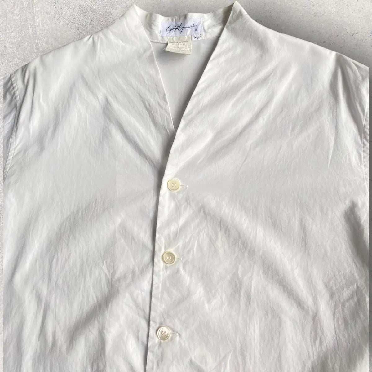 Yohji Yamamoto Vintage 90’s V Neck Collar Boxy Fit Shirt