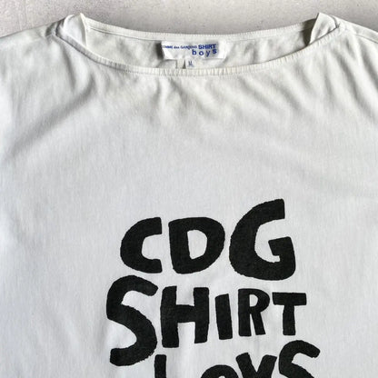 Comme des Garcons - SS17 Wide Neck Logo T Shirt