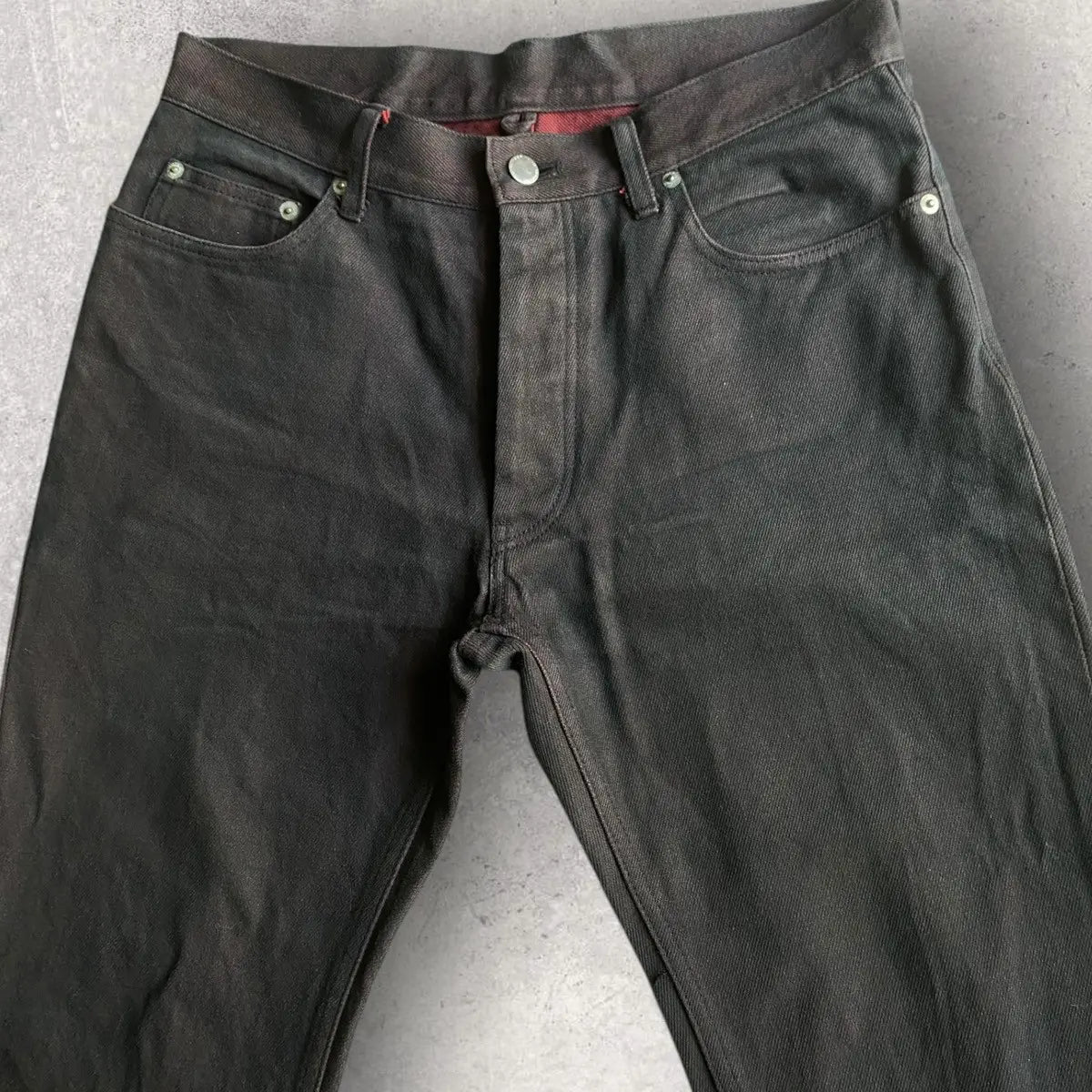 Number (N)ine : Vintage 1999 Blk/Red Jeans