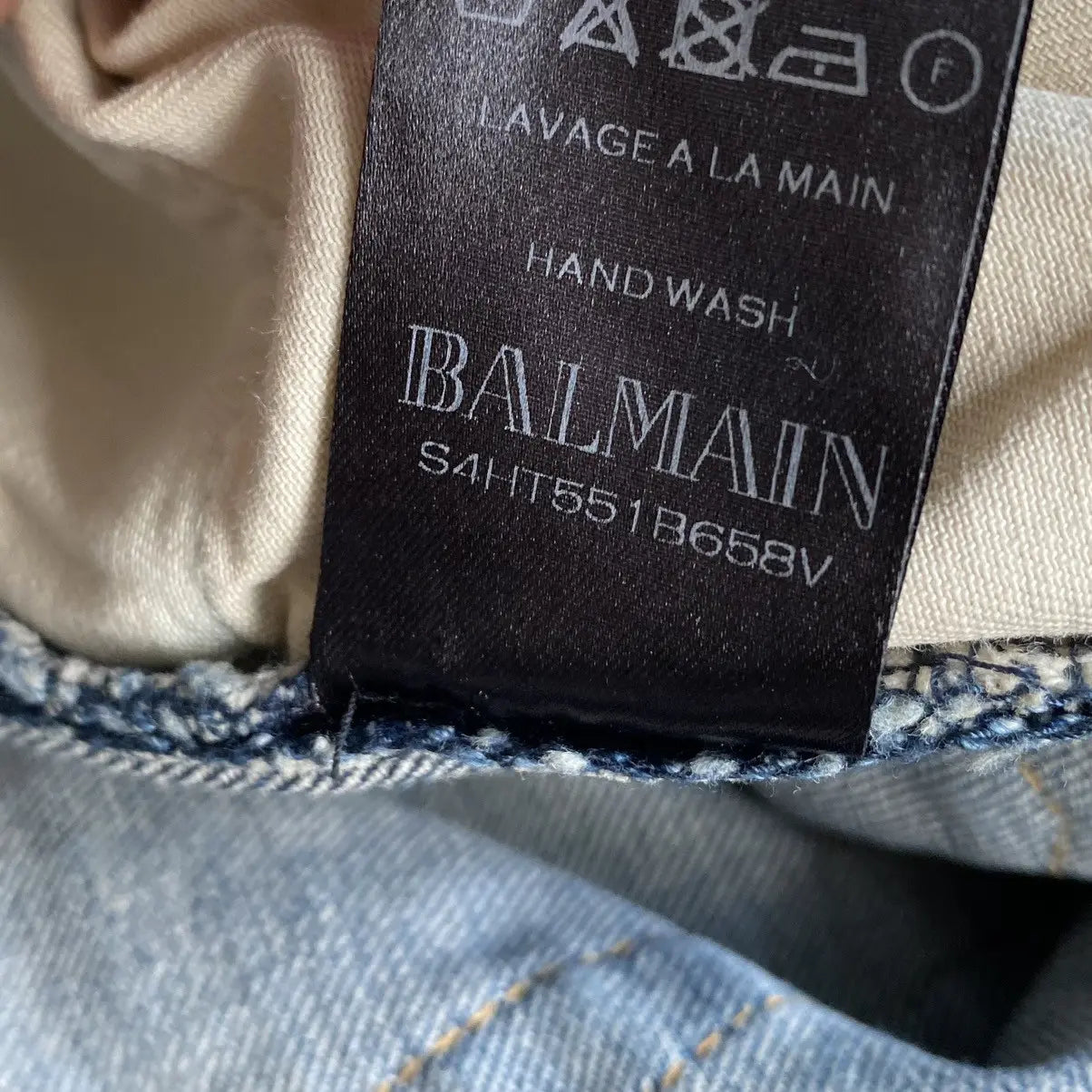 Balmain - SS14 Biker Denim