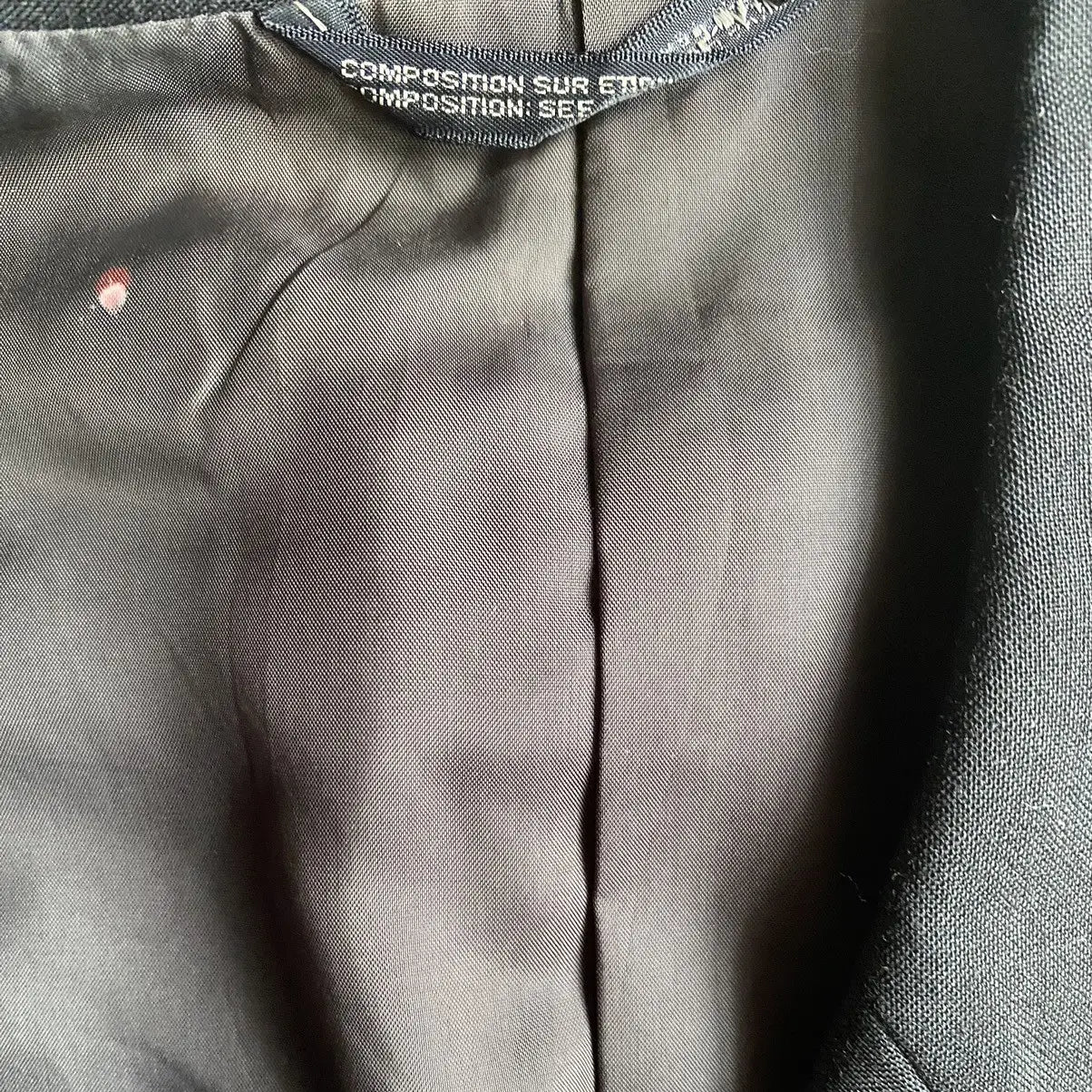 Yohji Yamamoto : Vintage SS93 Cut Out Wool Gabardine Blazer