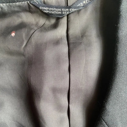 Yohji Yamamoto : Vintage SS93 Cut Out Wool Gabardine Blazer