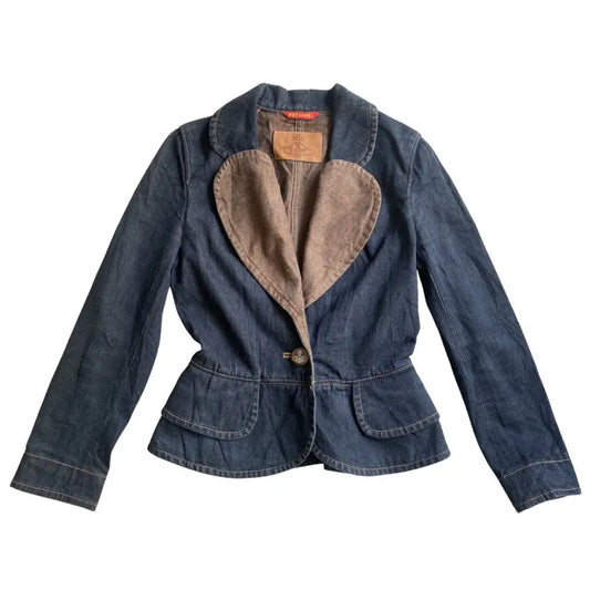 Vivienne Westwood - Heart Denim Blazer
